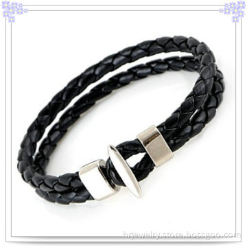 Fashion Jewelry Leather Jewelry Leather Bracelet (HR3104)